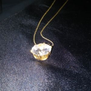 Vintage cubic zirconia necklace